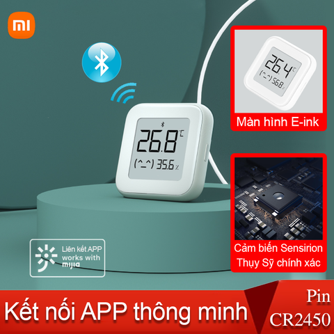  Ẩm kế điện tử thông minh Xiaomi XMWSDJ04MMC 