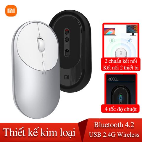  Chuột không dây Xiaomi portable BXSBMW02 chuẩn 2 kết nối 