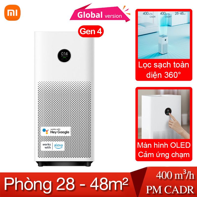 Máy lọc không khí Mi Air Purifier 4 BHR5096GL Quốc Tế