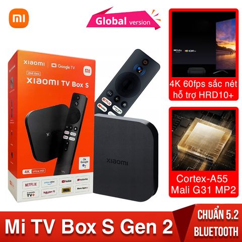  Android tv box Mibox S 4k gen 2 Quốc Tế MDZ-28-AA 