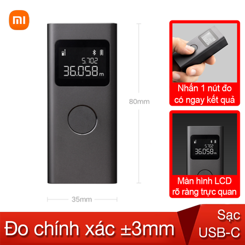  Máy đo khoảng cách laser Xiaomi Mijia MJJGCJYD001QW 40m 