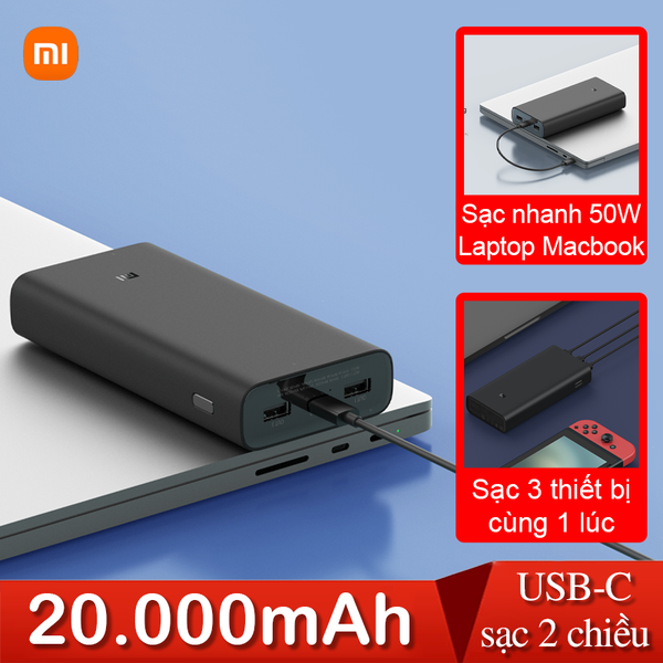 Pin dự phòng 20000mAh Pro 50w Xiaomi PB200SZM