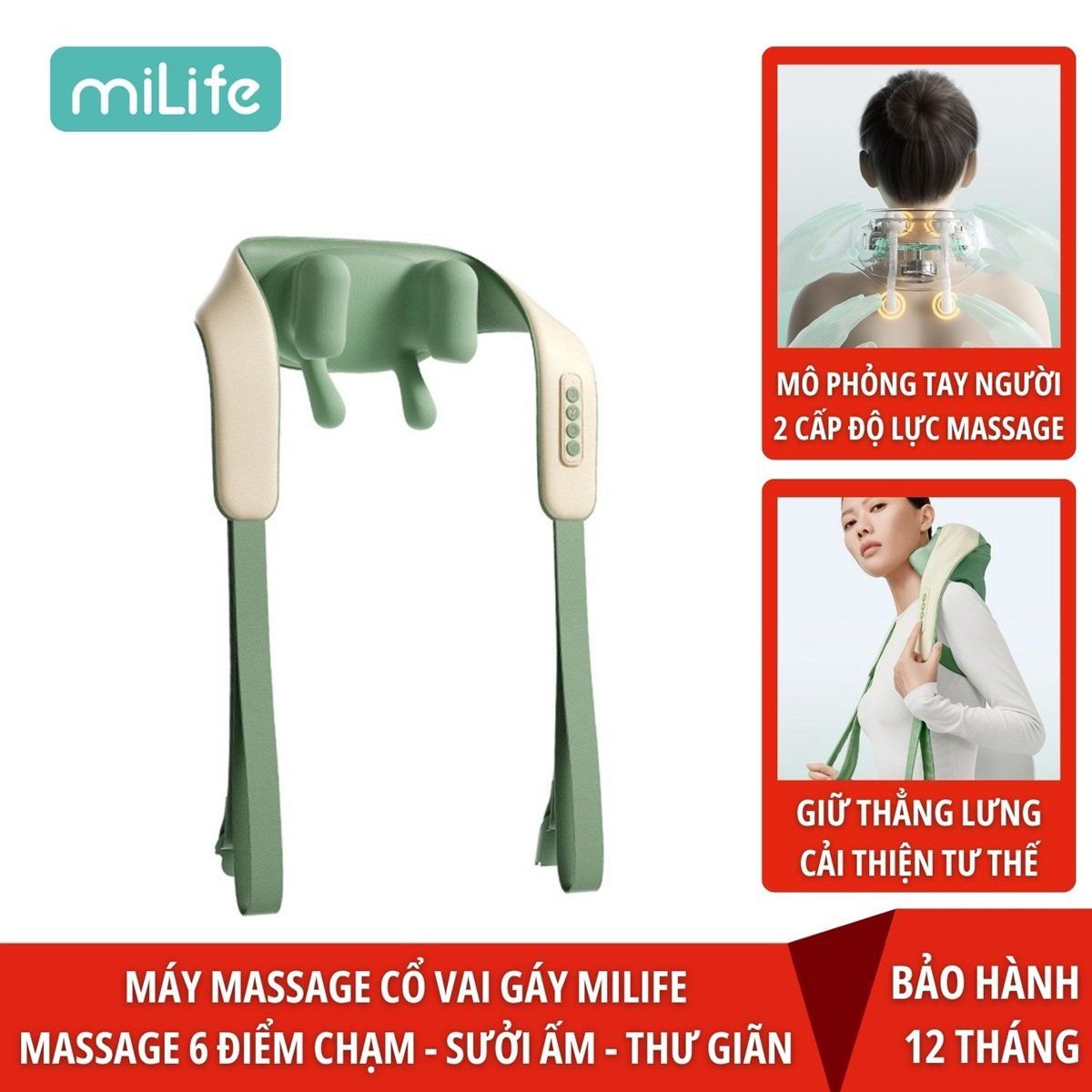 Máy massage cổ vai gáy miLife