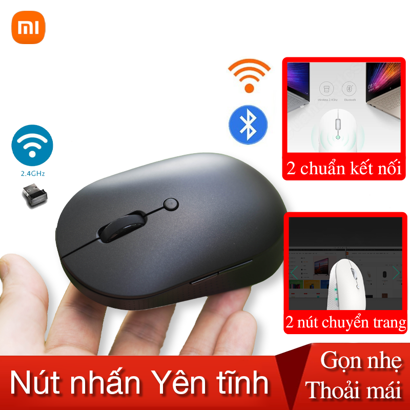 Chuột 2 chuẩn kết nối Xiaomi Mouse Silent Edition