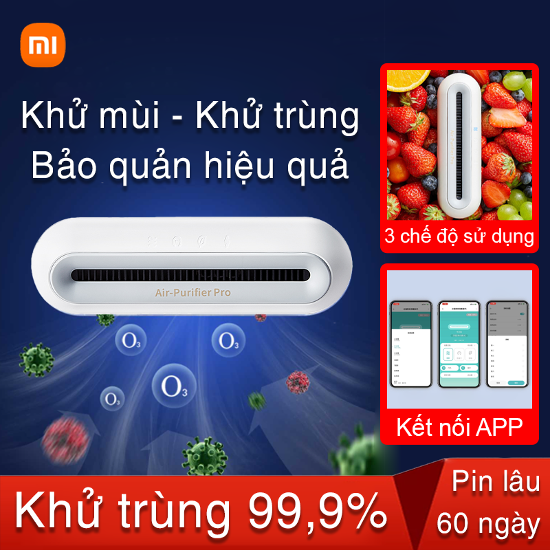Máy khử mùi tủ lạnh thông minh Xiaomi EraClean Max CW-BS01