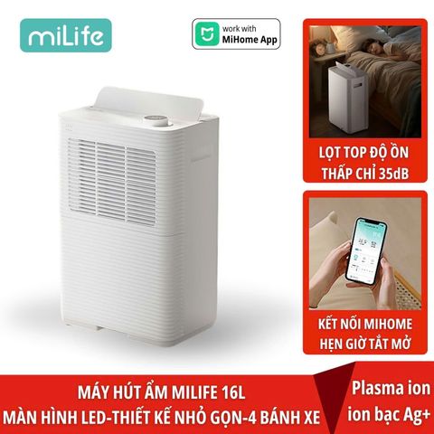  Máy hút ẩm Xiaomi miLife 16L thông minh 