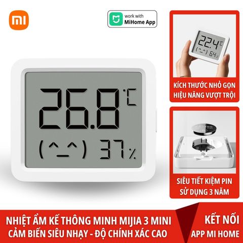  Nhiệt ẩm kế thông minh Xiaomi Mijia 3 mini MJWSD06MMC 
