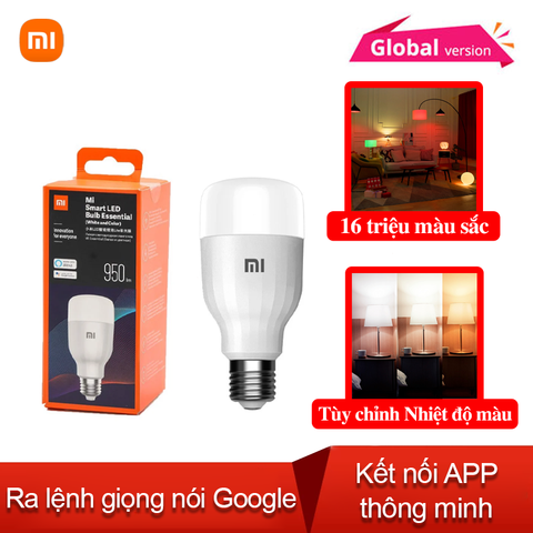  Bóng đèn LED nhiều màu thông minh Xiaomi Essential MJDPL01YL quốc tế 