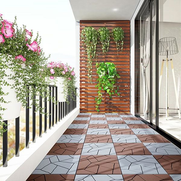 Vỉ nhựa lót sàn đá nứt