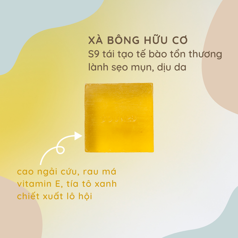 Xà bông hữu cơ rửa mặt TOUN28 S9 dành cho da hỗn hợp dầu mụn nhạy cảm