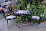  Mosaic hiện đại, bàn ghép gốm họa tiết ô vuông xanh dương, D60cm- 08241v60000 