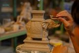 Bộ sưu Tập Đôn voi Thủ Biên để bàn 3 dáng, quà tặng gốm cao cấp, Gốm Thủ Biên, C20xD19cm- SP002148 