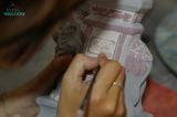  Đôn voi Thủ Biên phiên bản cá nhân hóa theo yêu cầu, quà tặng gốm cao cấp, Gốm Thủ Biên, Cao 20 x Dài 19cm- SP002148 