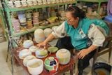  Thố gốm Vẽ tay thủ công, màu sắc hiện đại, chất liệu gốm an toàn để đựng thực phẩm, Xưởng Thủ Biên 