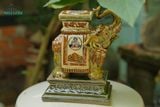  Đôn voi Thủ Biên phiên bản cá nhân hóa theo yêu cầu, quà tặng gốm cao cấp, Gốm Thủ Biên, Cao 20 x Dài 19cm- SP002148 
