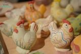  Gà trống, gà mái vẽ họa tiết đặc biệt (Con) - SP002822 