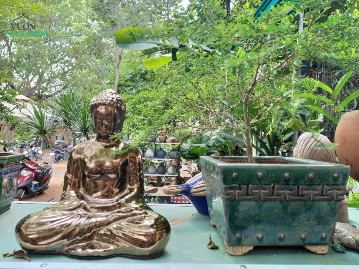  Tượng Phật Thích ca đồng nhũ, C30 x R26cm 
