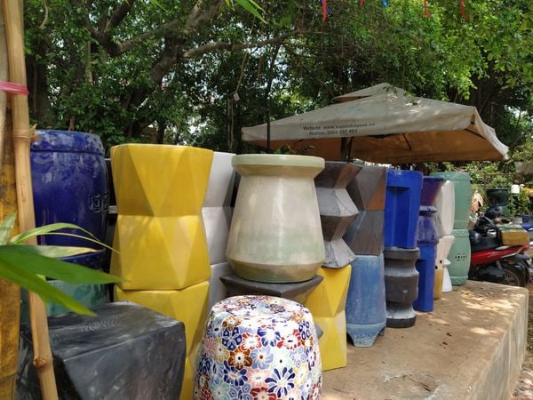 Đôn gốm hiện đại, gốm Nam bộ, C30 x R40cm- SP000084 