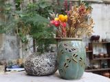  Bình vuốt tay, lọng dáng chum, H23 cm- SP000829 