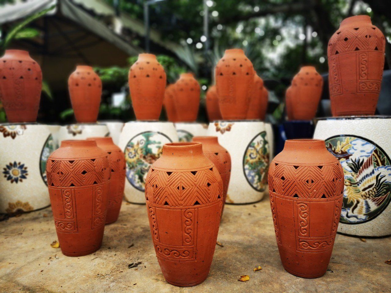  Bình gốm sản xuất theo tiêu chuẩn cho dự án NovaHills Mũi Né Resort & Villas Phan Thiết 