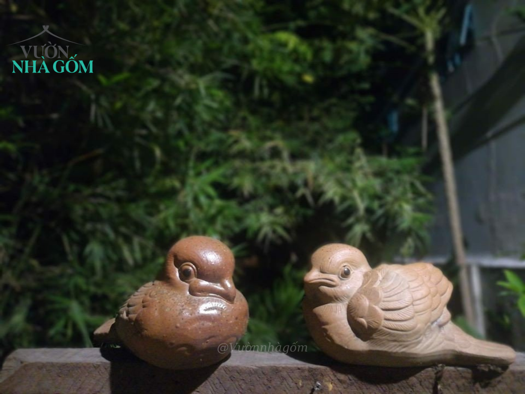  Bồ câu cánh đất, C18 x D30 cm- 040102n032 