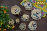  Bộ Gà vẽ tay Chén bát Lái Thiêu 