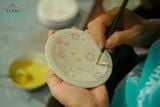  Bộ bình trà khắc họa tiết Bách hoa, thực hiện thủ công, gốm Thủ Biên làm quà tặng-SP001867 