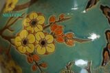  Bình gốm mỹ nghệ, chạm khắc mãnh hổ thưởng mai, dáng bình mai, gốm thủ công Nam Bộ, C60 cm- SP001615 