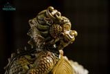 Tượng Rồng Thủ Biên, Men Thạch Bông, Gốm Thủ Biên, Quà tặng cao cấp xuân Giáp Thìn phiên bản giới hạn, C21cm x R19cm- SP002780 