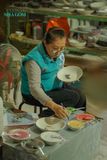  Bộ sưu tập dĩa hảo mới Xuân và Sắc Màu, vẽ tay thủ công, gốm Thủ Biên, R20 cm- SP002158 