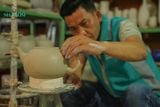  Bộ bình trà khắc họa tiết Bách hoa, thực hiện thủ công, gốm Thủ Biên làm quà tặng-SP001867 