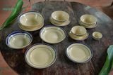  Bộ viền xanh, chén bát Lái Thiêu 