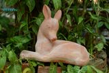  Tượng nai Bambi, gốm đất nung lò trấu, gốm Nam Bộ, C48xD39 cm- SP001744 