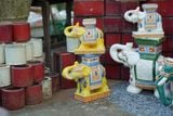  Quà Tặng Tết - Đôn voi gạt tàn, đôn voi để bàn, nhiều size và màu sắc, gốm truyền thống Nam Bộ-  0405v3n111 