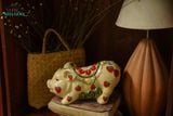  Heo gốm Vẽ tay Thủ Công, gốm Thủ Biên, gốm mỹ nghệ trang trí, làm quà tặng, D28cm- SP003127 