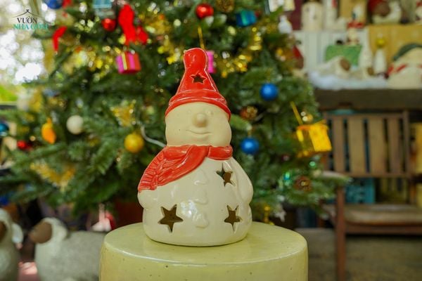  Tượng cậu bé Giáng sinh nón đỏ, H30cm-001341 