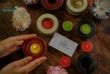  Đế đựng nến, cốc đựng nến thơm, đa dạng màu sắc, men hiệu ứng, R8cm- SP000134 