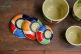  Thố gốm Vẽ tay thủ công, màu sắc hiện đại, chất liệu gốm an toàn để đựng thực phẩm, Xưởng Thủ Biên 