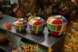  Thố gốm Vẽ tay thủ công, màu sắc hiện đại, chất liệu gốm an toàn để đựng thực phẩm, Xưởng Thủ Biên 
