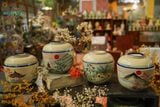  Thố gốm Vẽ tay Độc bản, 18x18cm, chất liệu gốm, an toàn để đựng thực phẩm, Xưởng Thủ Biên 