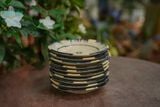  Dĩa chấm gia vị phết xanh, chén bát Lái Thiêu, R13xC2-SP002847 