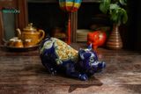  Heo gốm mỹ nghệ bỏ ông nhiều màu, gốm thủ công Nam Bộ, D27cm- 0101l5n022 