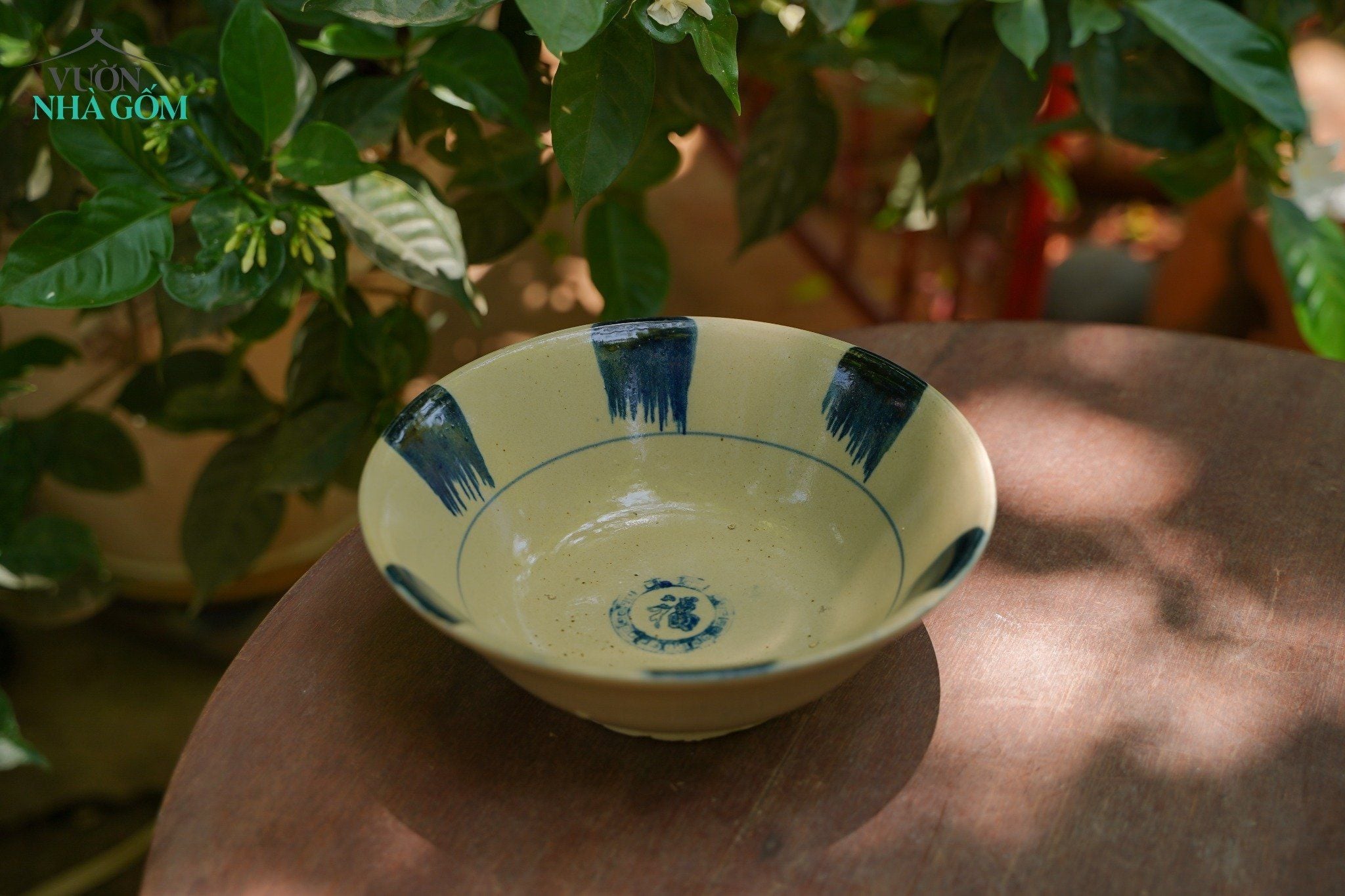  CBLT, Tô Tượng Lớn Phết Xanh - Chén Bát Lái Thiêu Lò Củi - Tô Phở - R22xC8 