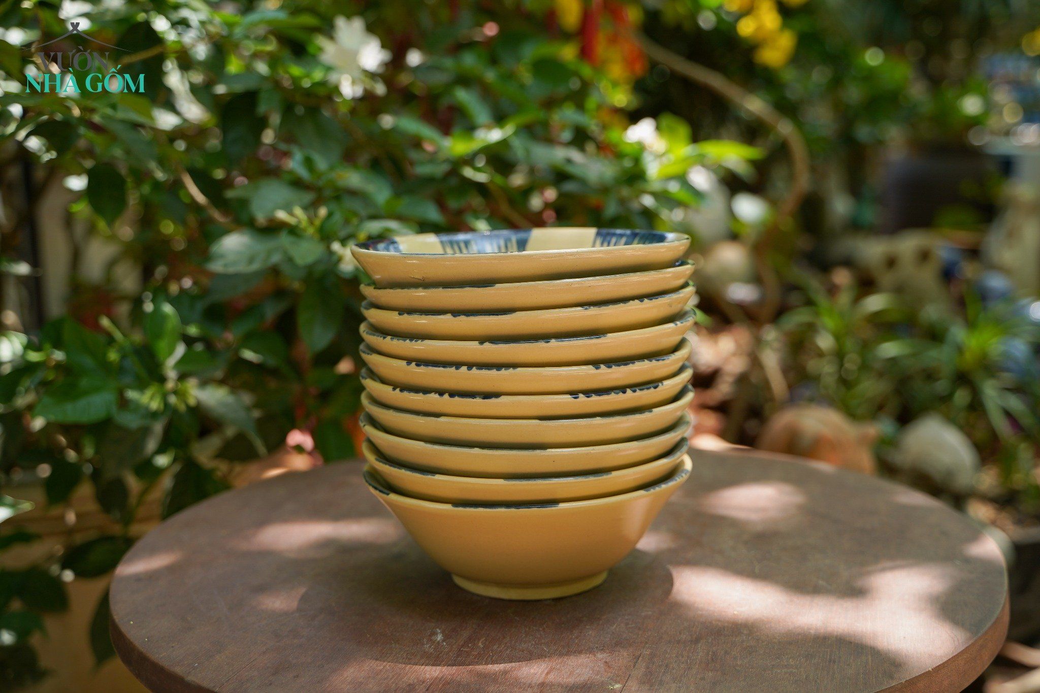  CBLT, Tô Tượng Lớn Phết Xanh - Chén Bát Lái Thiêu Lò Củi - Tô Phở - R22xC8 