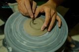  Bộ bình trà khắc họa tiết Bách hoa, thực hiện thủ công, gốm Thủ Biên làm quà tặng-SP001867 
