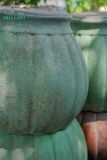  Chậu bí cái, chậu men trồng cây, gốm Nam Bộ, C45xR40 cm- SP001418 