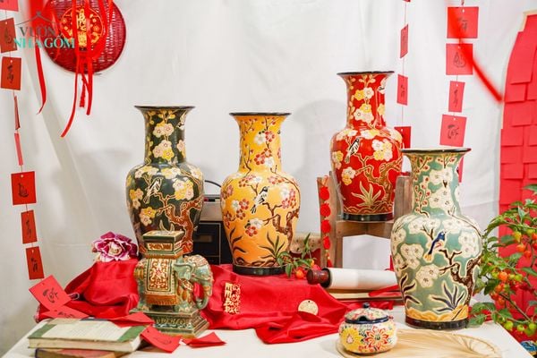  Sắc Xuân Ất Tỵ | BST Bình Mai Điểu, Niềm Vui Sự Mở Đầu Năm Mới 