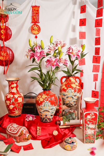  Sắc Xuân Ất Tỵ | BST Sắc Đỏ Thủ Biên, Rực Rỡ Mùa Xuân Ất Tỵ 