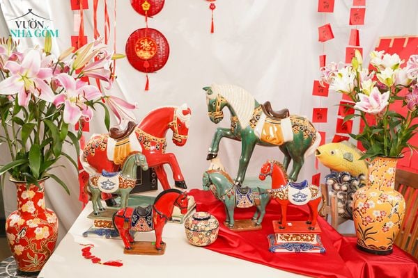  Sắc Xuân Ất Tỵ | Bản Collab Sắc Màu Gốm Thủ Biên Xuân Ất Tỵ Phiên Bản Tượng Linh Vật Mỹ Nghệ 