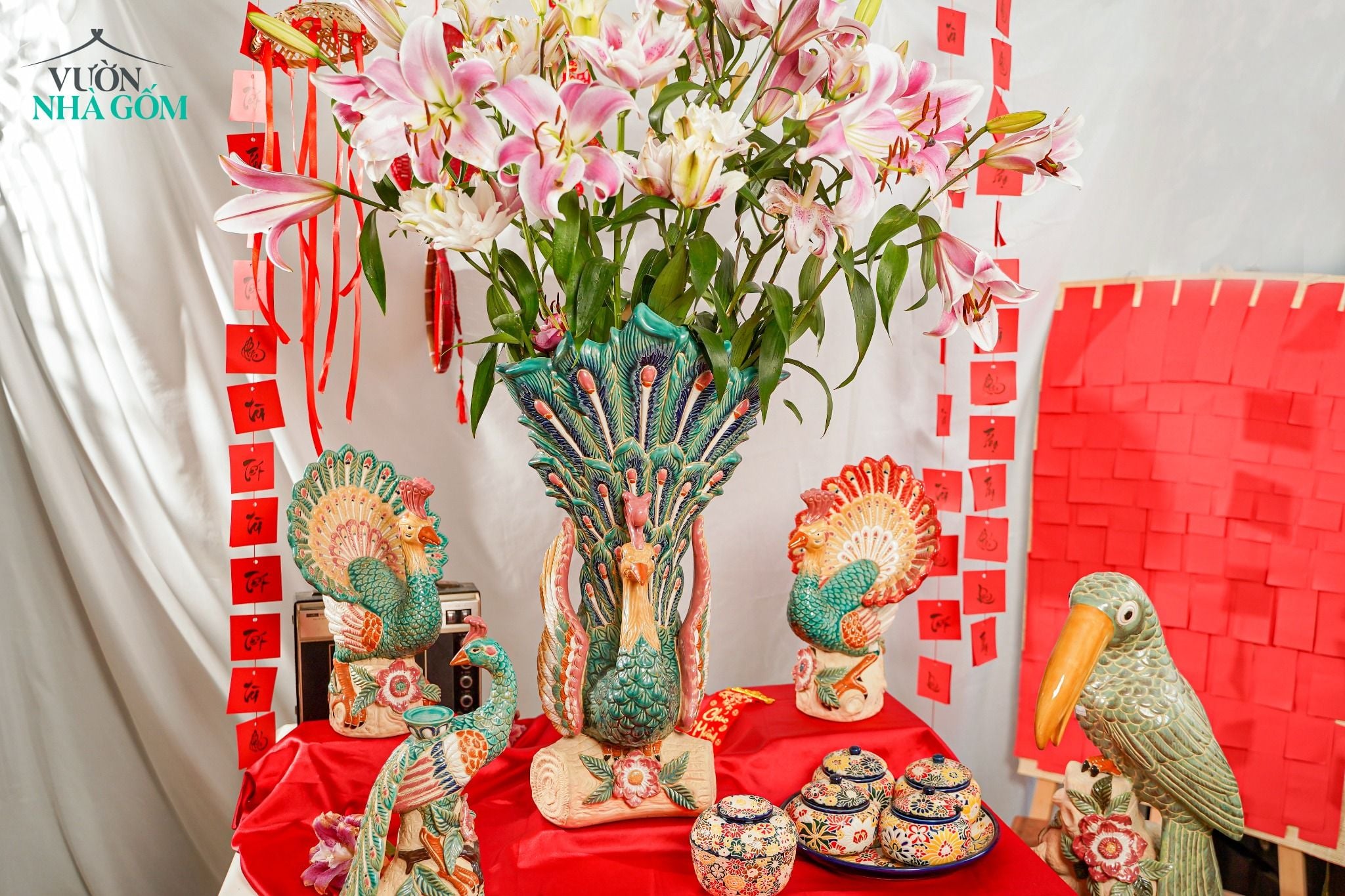  Tết Bính Ngọ | Bản Collab Sắc Màu Gốm Thủ Biên Tết Bính Ngọ Phiên Bản Tượng Linh Vật Mỹ Nghệ 